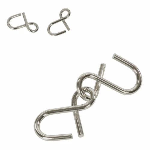 Головоломки металлические ЗОЛОТАЯ СКАЗКА уровень сложности "Эксперт" 6 шт.