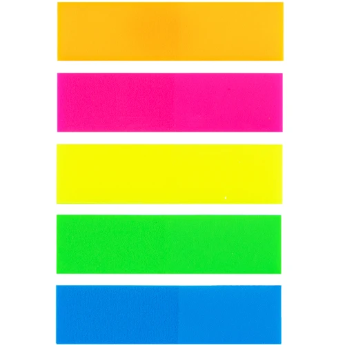 Закладки самоклеящиеся DELI пластик, 44*12 мм, 100 листов