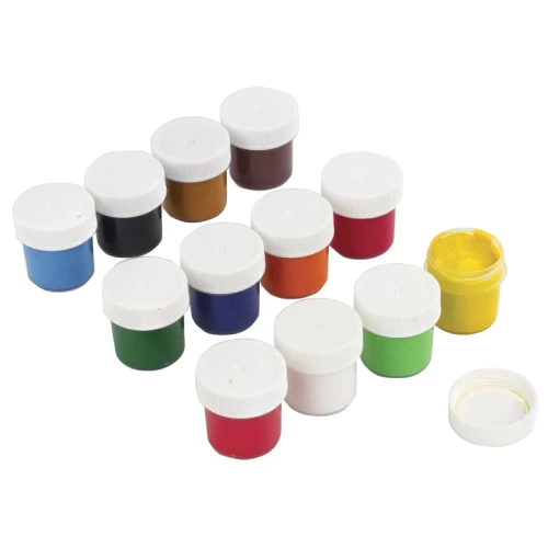 Гуашь ЮНЛАНДИЯ 12 цветов по 25 мл, картонная упаковка