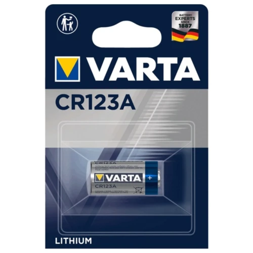 Батарейка VARTA Professional Lithium CR123A литиевая, 1 шт в блистере