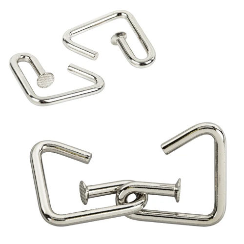 Головоломки металлические ЗОЛОТАЯ СКАЗКА "Гвозди" 6 шт.