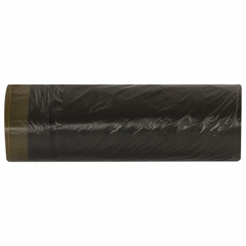 Мешки для мусора ОФИСМАГ с завязками, 60 л, 600*700 мм, чёрные, 20 шт.