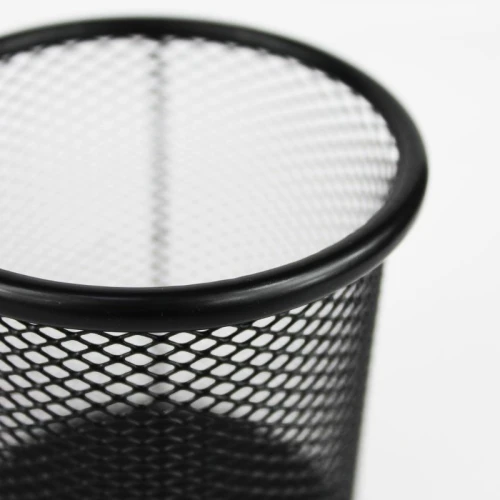 Подставка-стакан BASY 90*90*80 мм, металл, круглый, черный