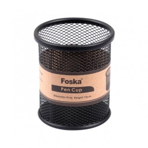 Подставка-стакан Foska 80*100 мм, металл, черный