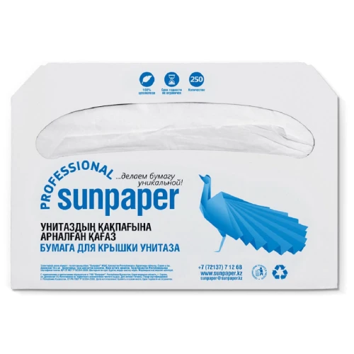 Бумажные прокладки на унитаз Sunpaper 250 листов
