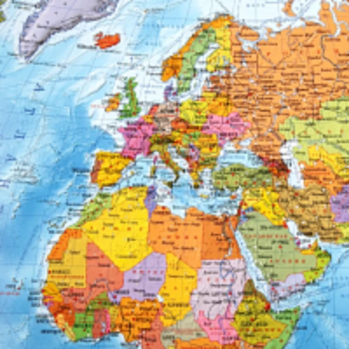 Карта мира политическая BRAUBERG 101*70 см, интерактивная, в тубусе