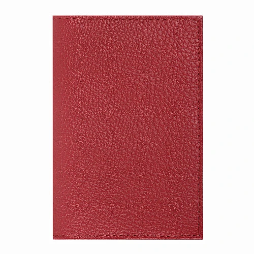 Обложка для паспорта BRAUBERG, натур. кожа флоттер, кожаный уголок, красная, 238865