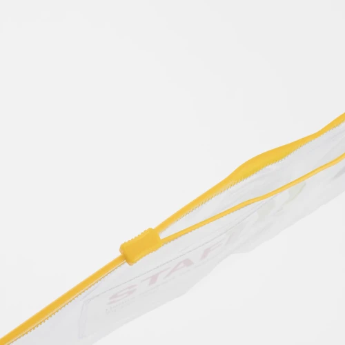 Папка-конверт на молнии STAFF 255*130 мм, 120 мкм, ассорти