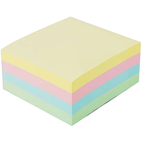 Клейкие листики DELI 76 х 76 мм, 4 цвета, 400 листов