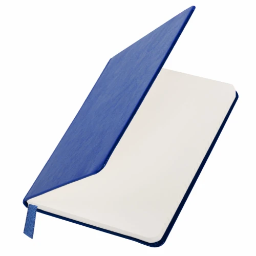 Блокнот BRAUBERG "Metropolis Special" А6, под кожу, в клетку, 80 листов, синий