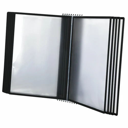 Демосистема настенная STAFF с 10 чёрными панелями