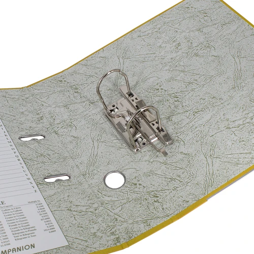 Папка-регистратор KUVERT А4, 72 мм, желтый