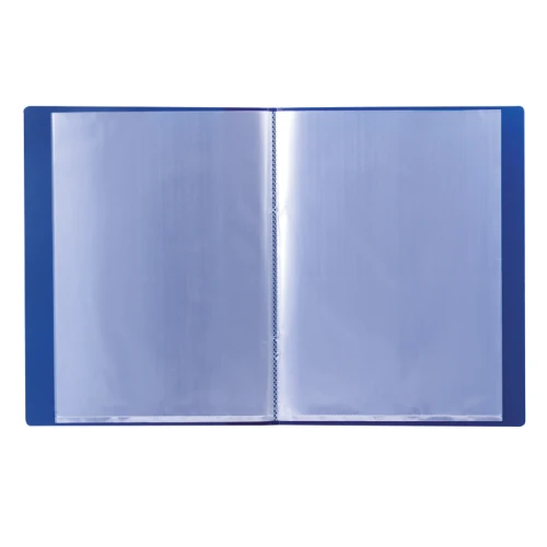 Папка 10 вкладышей BRAUBERG "Стандарт" А4, 600 мкм, синяя