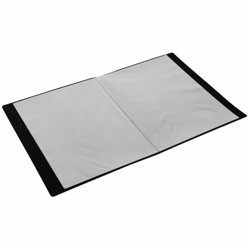 Папка 10 вкладышей BRAUBERG А4, 500 мкм, черная