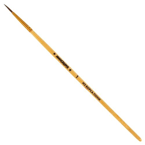 Набор кистей ЮНЛАНДИЯ из ворса пони, 5 шт.