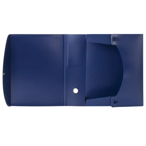 Папка архивная BRAUBERG "ENERGY" А4, разборный, 100 мм, синий, до 900 листов