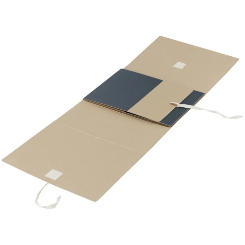 Папка архивная OfficeSpace А4, с завязками, 150 мм, серый, до 1400 листов