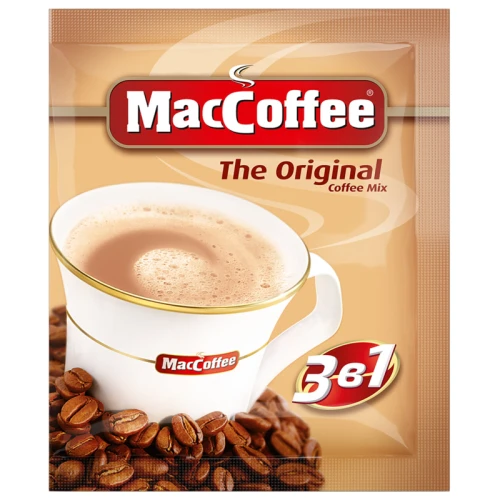 Кофе порционный MacCoffee "3 в 1 Оригинал" 50 пакетиков по 20 гр