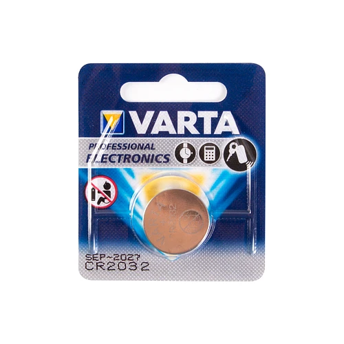 Батарейка VARTA Professional Electronics CR2032 литиевая, 1 шт в блистере