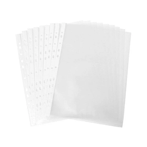 Файл-вкладыш Deluxe "Clear" А4, 100 мкм 100 штук в упаковке