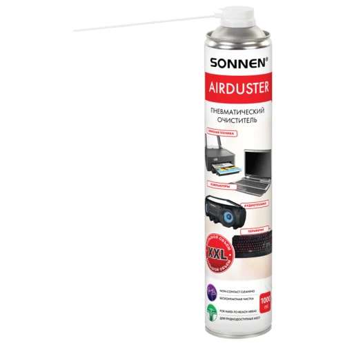 Баллон со сжатым воздухом SONNEN 1000 мл