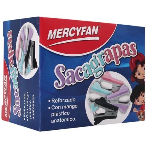 Антистеплер BASY "Mercyfan" №24/6, 26/6, с фиксатором, черный