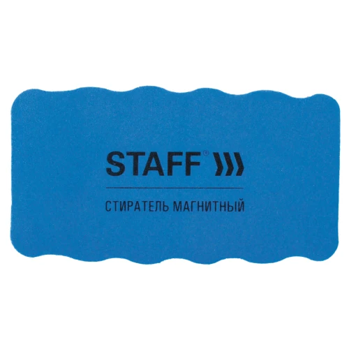 Губка для маркерных досок STAFF "Basic" 57*107 мм, на магните, ассорти