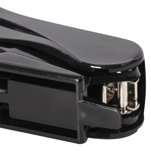 Степлер до 12 листов STAFF "EVERYDAY" пластик, №10, черный, с антистеплером