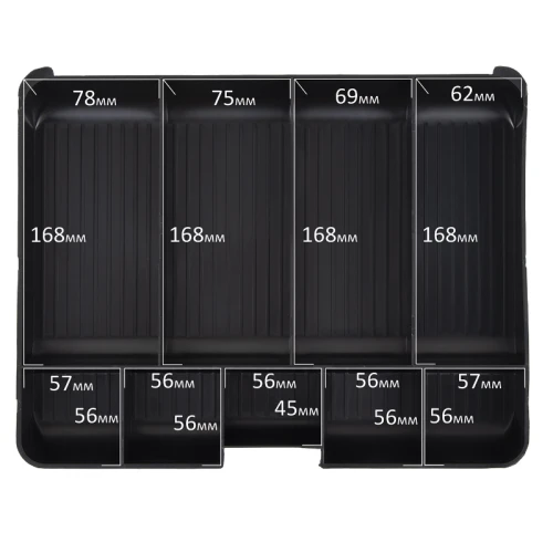 Ящик для денег BRAUBERG, ключевой замок, 300*240*90 мм, синий