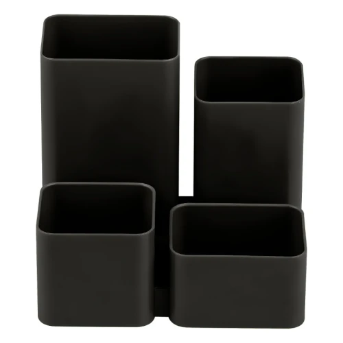 Настольная подставка СТАММ "Юниор" пластик, черная