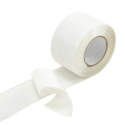 Клейкая лента бордюрная для ванны и кухни LAIMA 60 мм*3.35 м