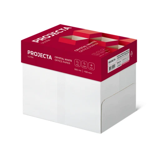 Бумага офисная PROJECTA "ULTRA" А4, 80 г/м2, 500 листов