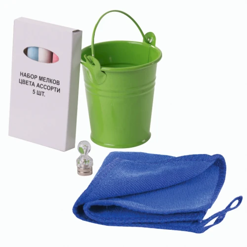 Доска на холодильник магнитно-меловая BRAUBERG 58*36 см, с маркером, магнитом и салфеткой