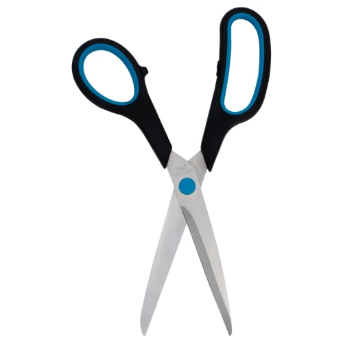 Ножницы OfficeSpace 215 мм, эргономичные ручки, черный