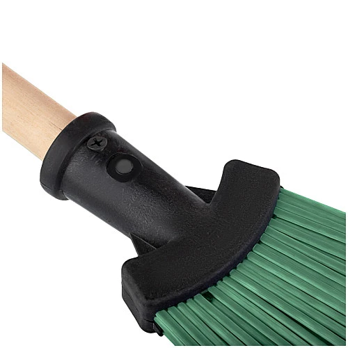 Метла для улицы Vega веерная, с деревянным черенком 120 см