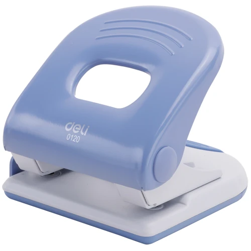 Дырокол до 40 листов DELI металлический корпус, ассорти