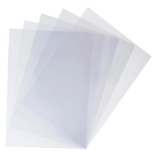 Обложка для переплета Silwerhof А4, пластик, 200 мкм, прозрачные, 100 шт.