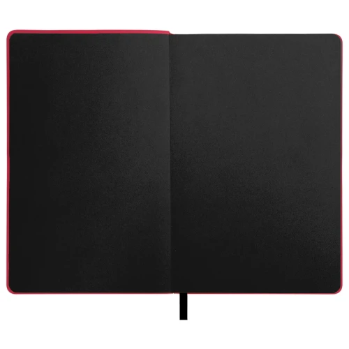 Ежедневник недатированный BRAUBERG "Metropolis Mix" А5, кожзам, гибкий, 136 л., красный