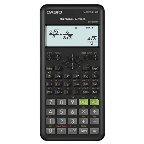 Калькулятор научный CASIO FX-82ESPLUS-2-SETD, 250 функций, 12 разрядов, черный