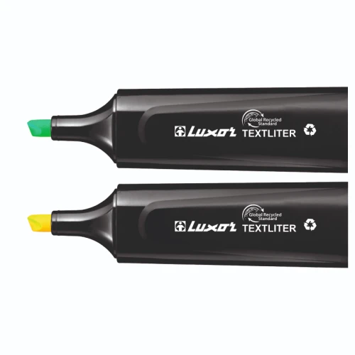 Набор текстовыделителей LUXOR "ECO" скошенный, 1-4.5 мм, ассорти, 2 цвета