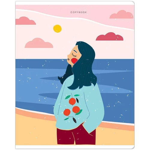 Тетрадь ArtSpace "Рисунок. Girls" А5, в клетку, 48 листов, ассорти, эконом
