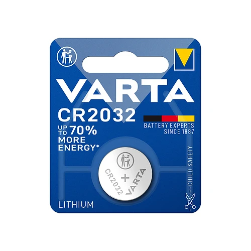 Батарейка VARTA Professional Electronics CR2032 литиевая, 1 шт в блистере