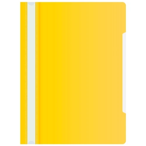 Папка-скоросшиватель БЮРОКРАТ А4, 160 мкм, желтая