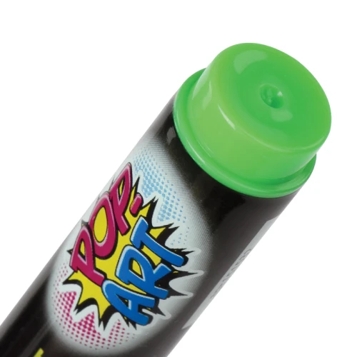 Маркер меловой BRAUBERG "POP-ART" сухостираемый, 3.5 мм, зеленый