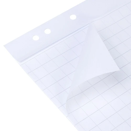 Блокнот для флипчарта Hatber 64*96 см, клетка, 20 листов, белый