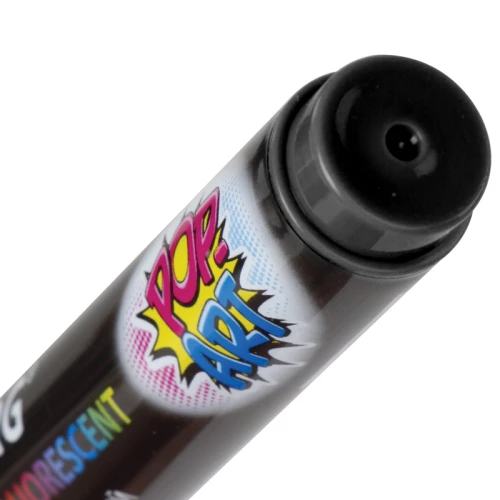 Маркер меловой BRAUBERG "POP-ART" сухостираемый, 3.5 мм, черный