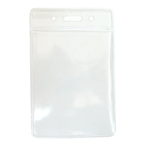 Бейдж вертикальный Bindermax 110,5*75 мм, без держателя, прозрачный