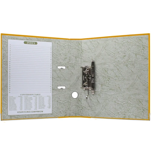 Папка-регистратор KUVERT А4, 50 мм, желтый