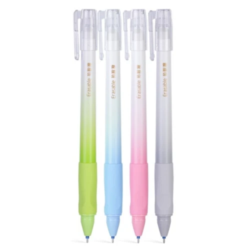 Ручка гелевая DELI "Smart Go" стираемая, 0.5 мм, корпус ассорти, синяя