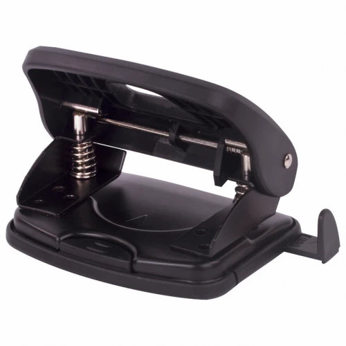 Дырокол до 20 листов BRAUBERG "SX-20", пластиковый корпус, черный